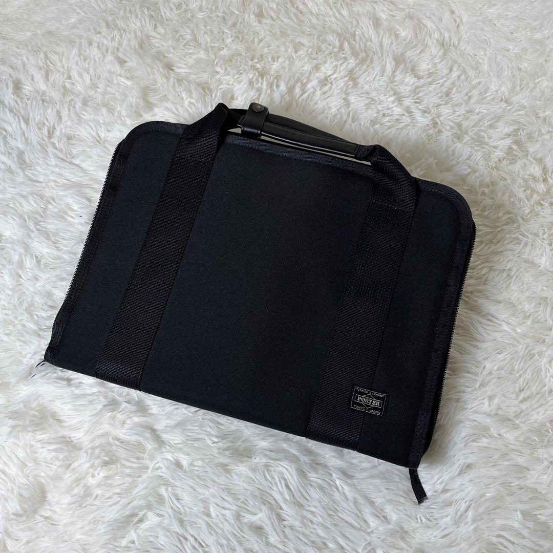 美品　PORTER ブリーフケース ビジネスバッグ A4可 ブラック