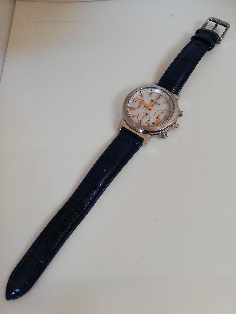 ソーラー、美品】SEIKO セイコー ルキアクロノグラフ V175-0AJ0