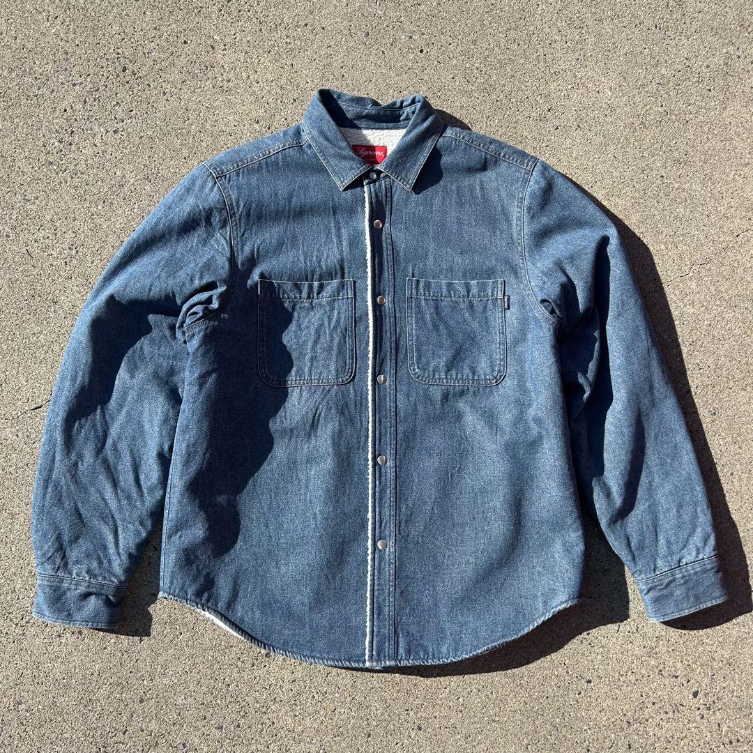 supreme 18aw Sherpa Lined Denim Shirtolduniqlotheno