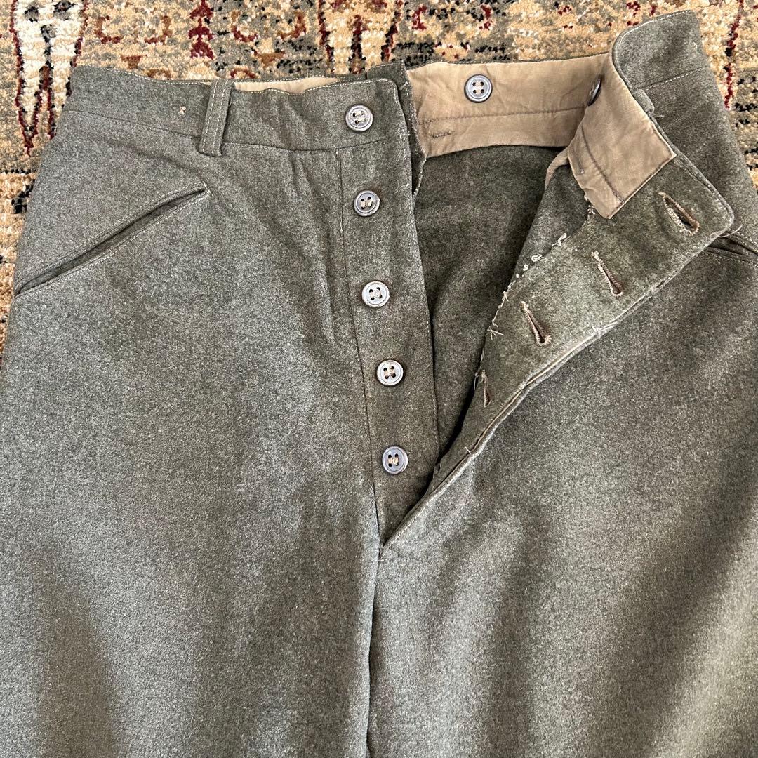 40 s ミリタリーウールトラウザーM