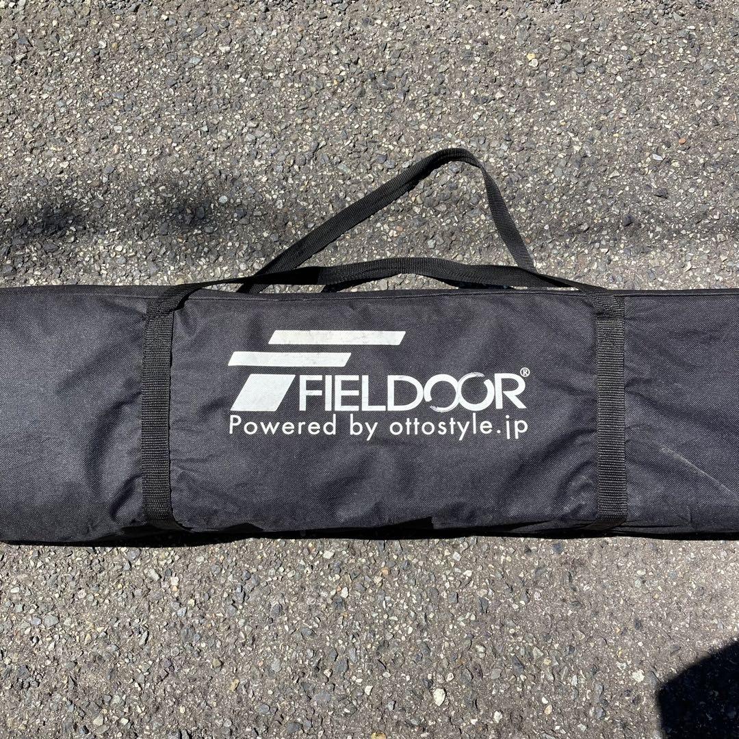 ✨ワンタッチタープテント 2m サイドシート2枚付 ブラック FIELDOOR