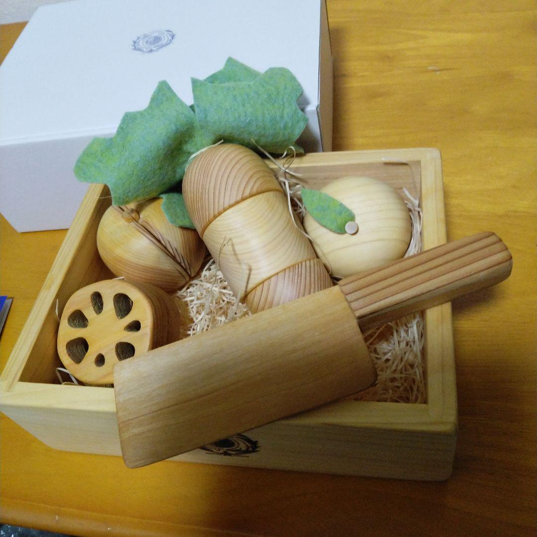 山のくじら舎　木製　ままごとセット 山のくじら舎】木箱入りままごとセット 木のおもちゃデポー
