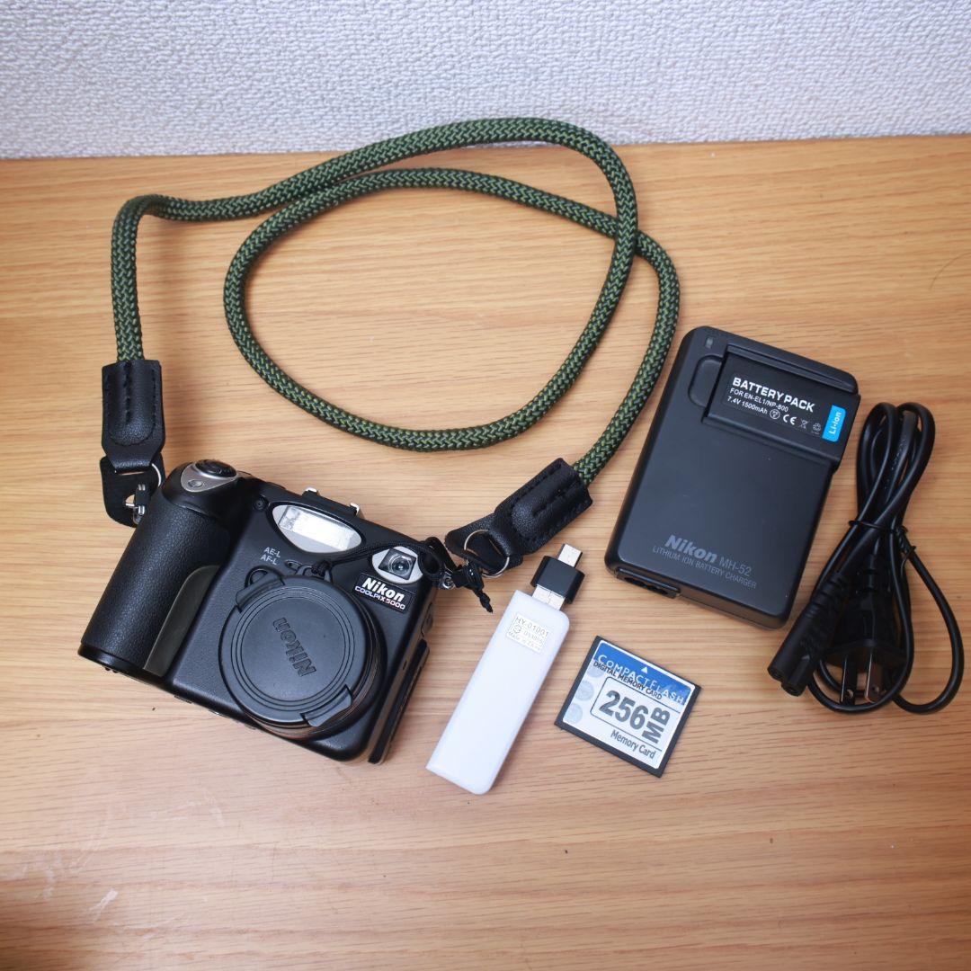 スマホ転送可 Nikon デジタルカメラ CFカード他 コンデジ