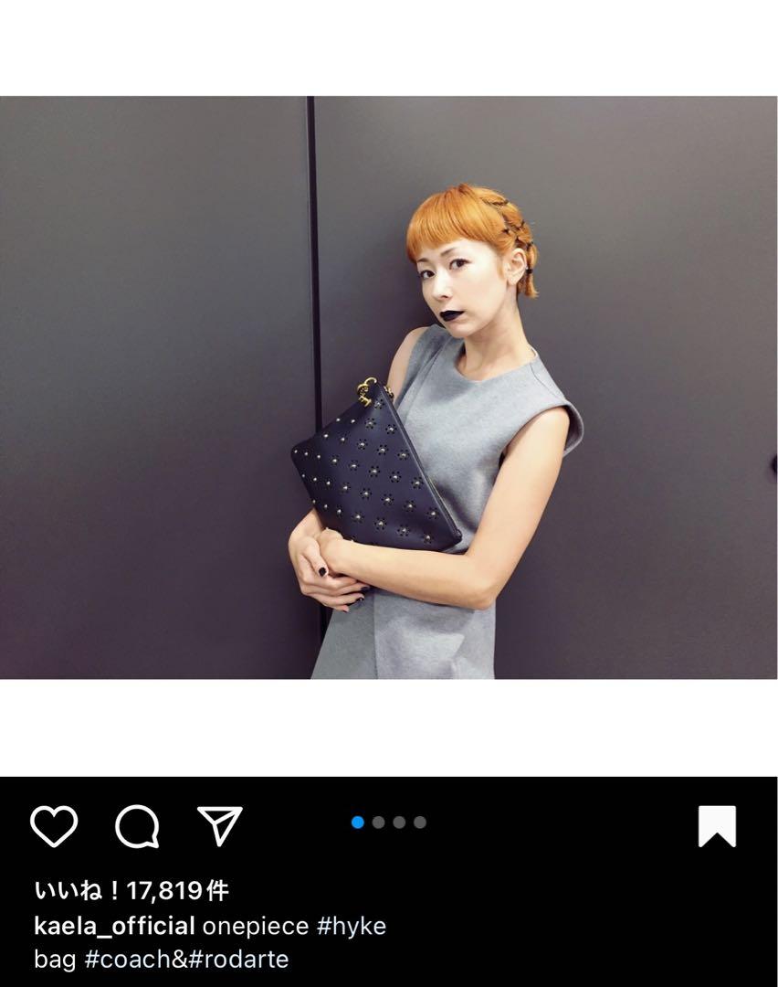 【未着用タグ付】HYKE ニットワンピース ネイビー サイズ1 画像10