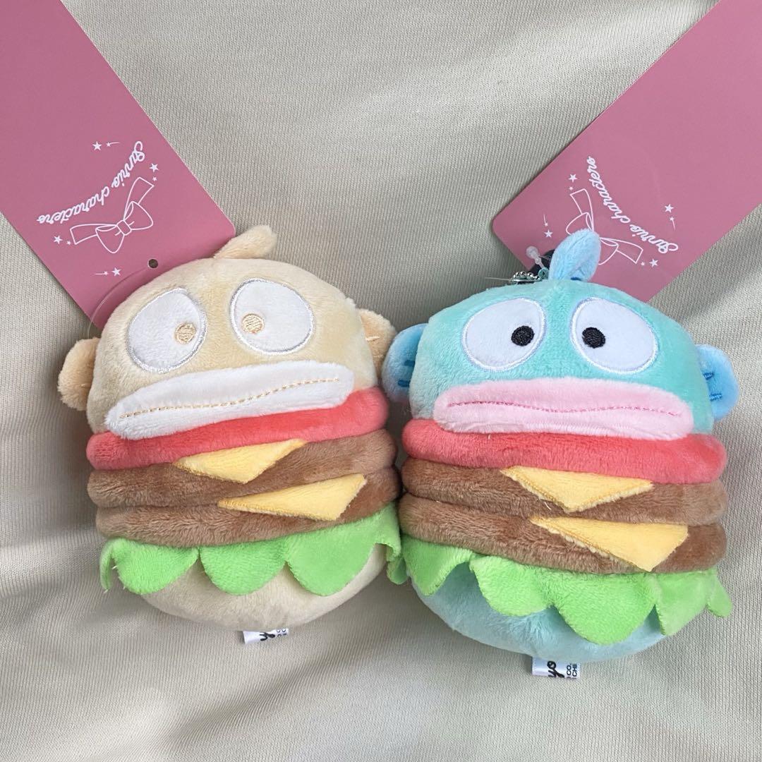 ハンギョドン　ハンバーガー　マスコットチャーム　サンリオ　アベイル 2個セット