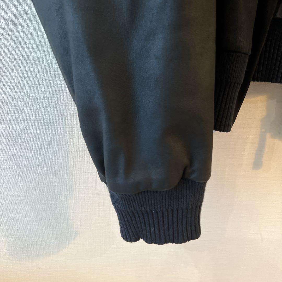 Louis Vuitton ブラック トナカイレザージャケット　50