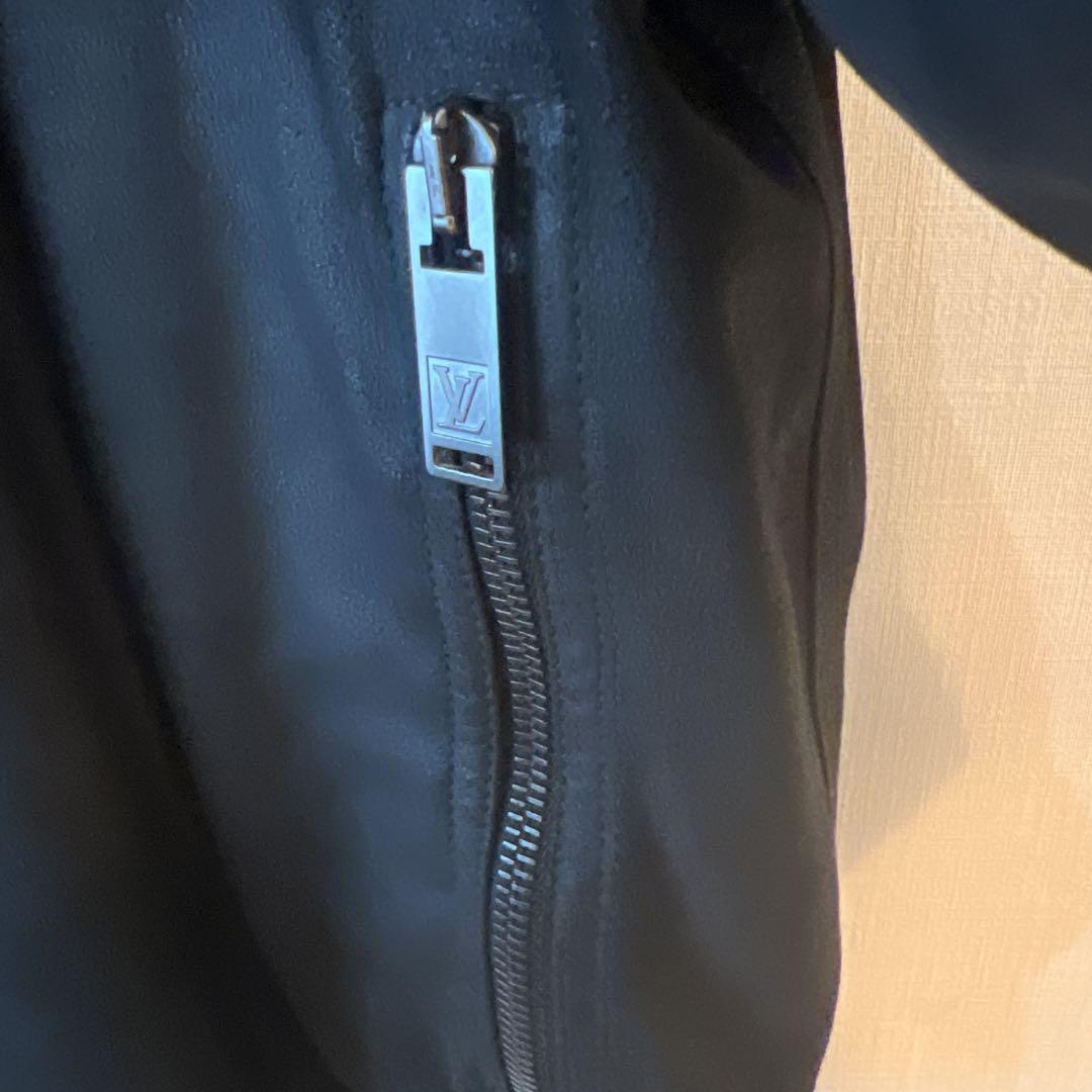Louis Vuitton ブラック トナカイレザージャケット　50