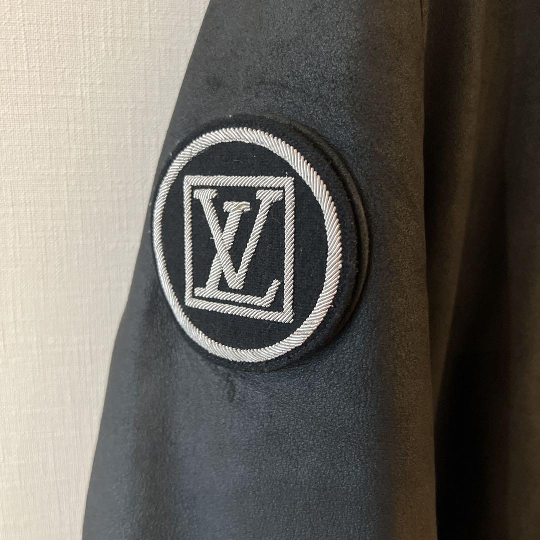 Louis Vuitton ブラック トナカイレザージャケット　50