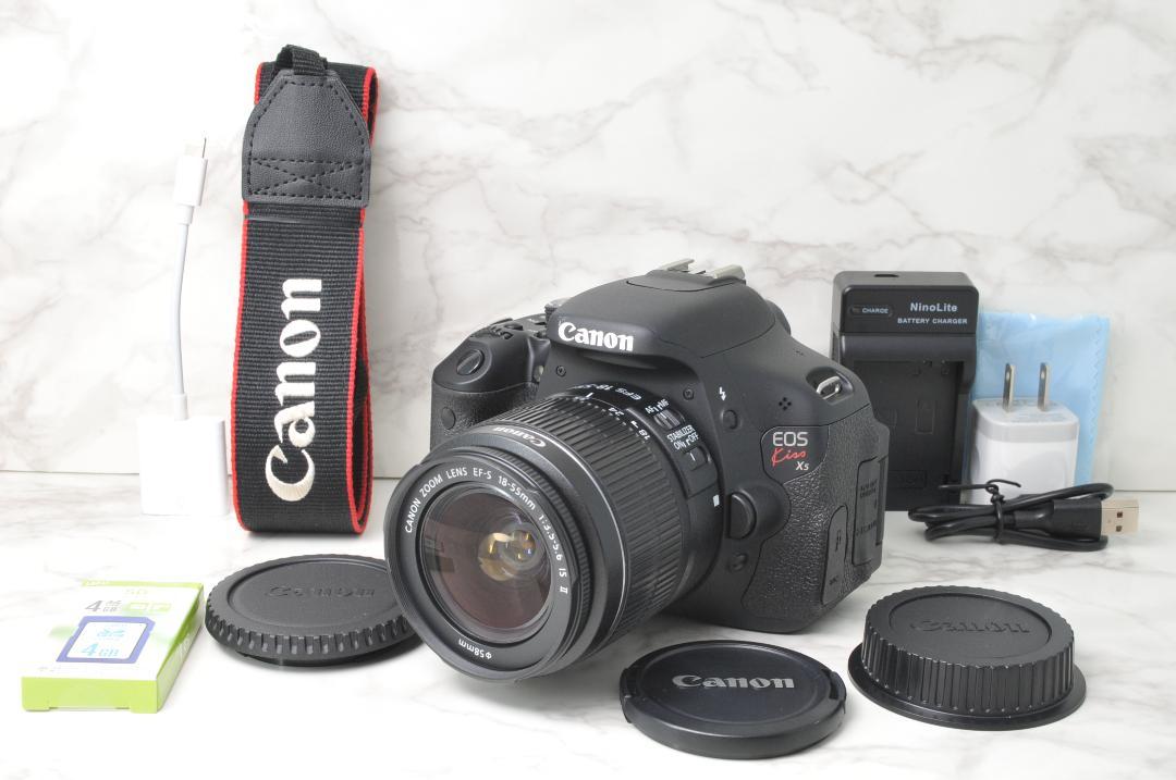 ショット数新品級❣️Canon EOS Kiss X5⭐️自撮り 一眼レフカメラ