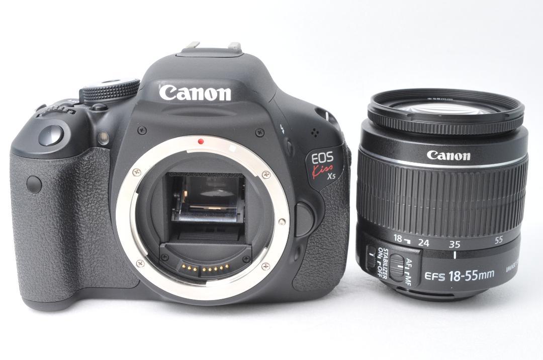 ショット数新品級❣️Canon EOS Kiss X5⭐️自撮り 一眼レフカメラ