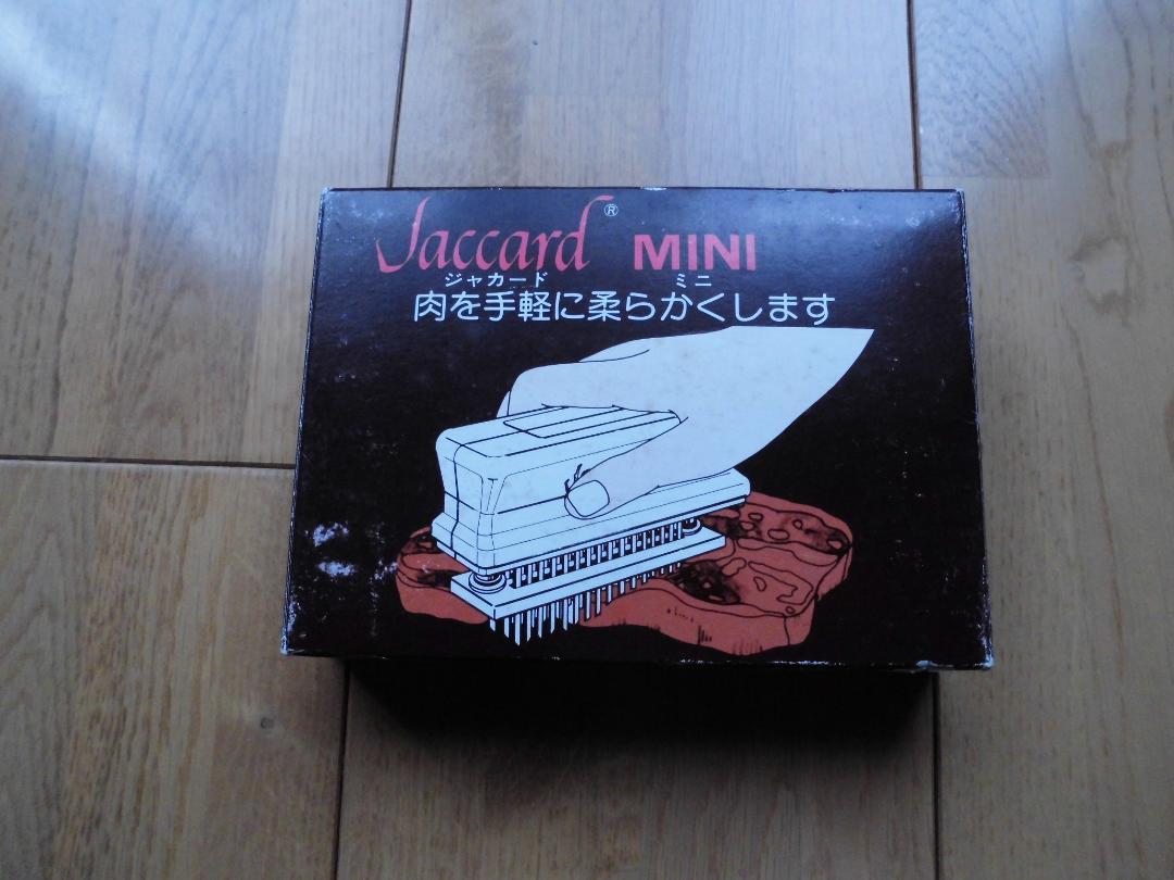 【美品】Jaccard mini ジャカード 肉のスジ切り ステンレス48刃
