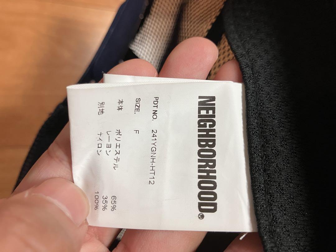 【美品】NEIGHBORHOODネイビー メッシュキャップ