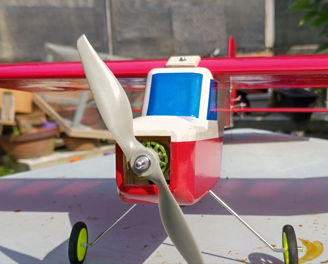 ラジコン飛行機（電動バルサ機体）