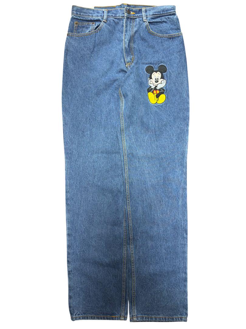 90's デッドストック Disneyディズニー ベスト パッチワーク ミッキー 90's デッドストック Disneyディズニー ベスト パッチワーク