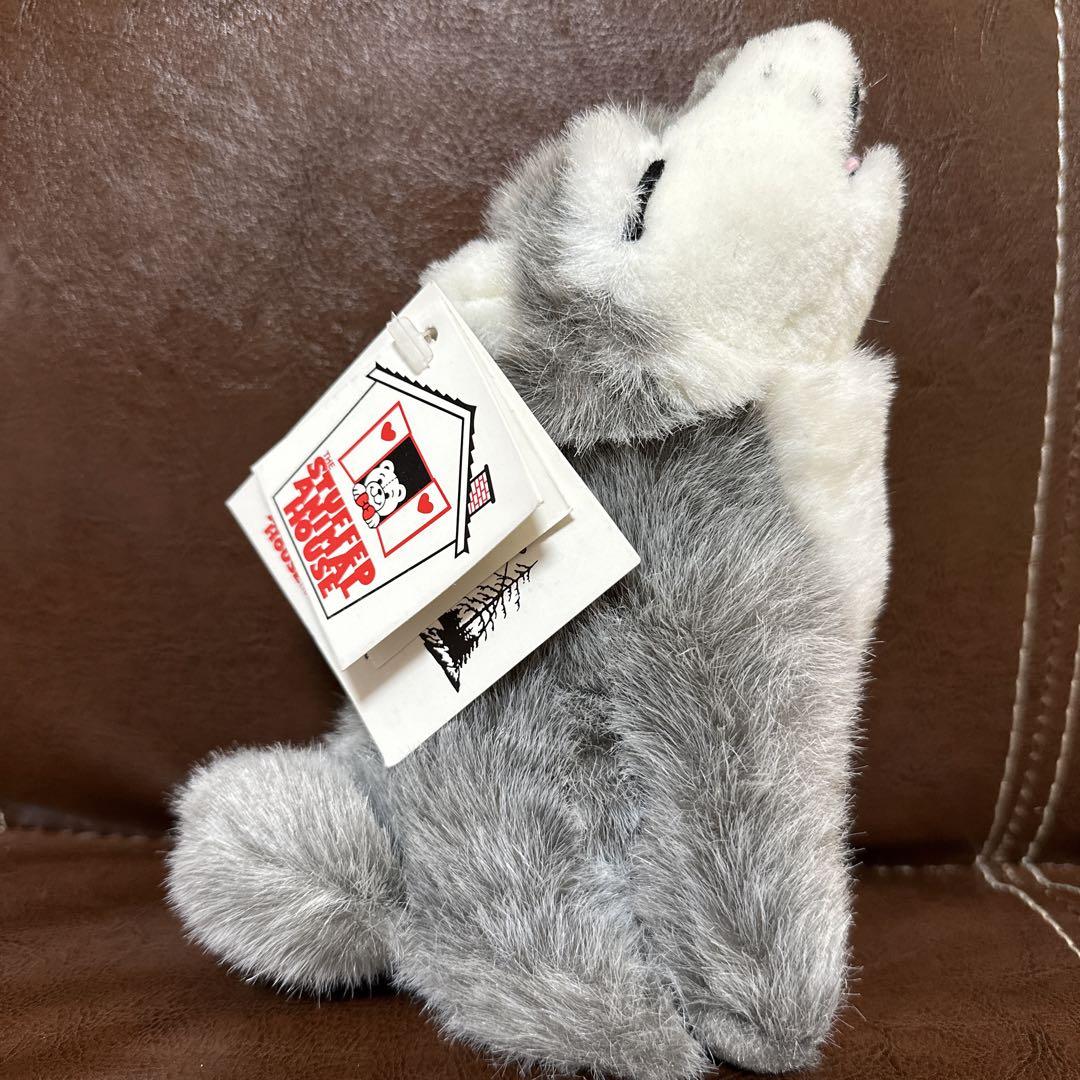 タグ付き STUFFED ANIMAL HOUSE GRAY WOLF - メルカリ