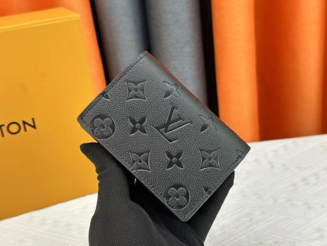 【超美品】Louis Vuitton ブラック 二つ折り財布 美品⭐️Louis Vuitton 超人気 二つ折り財布 ブラック - メルカリ