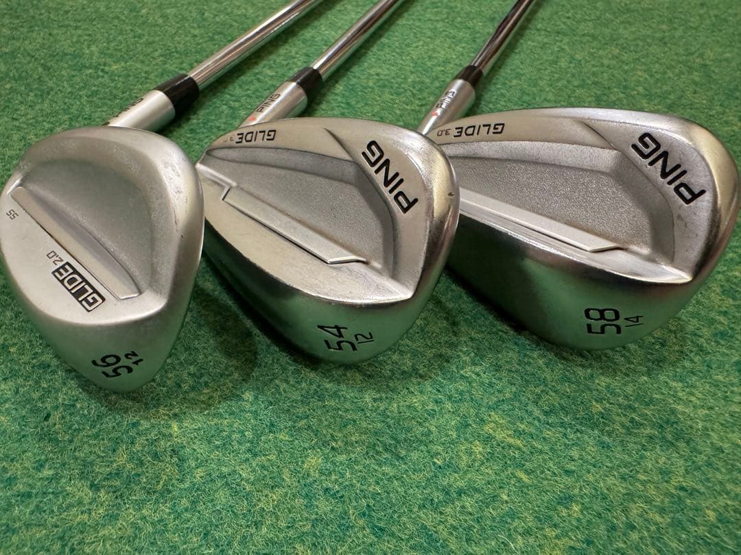 PING GLIDE 2.0 + 3.0ウェッジ 3本セット 56/54/58度