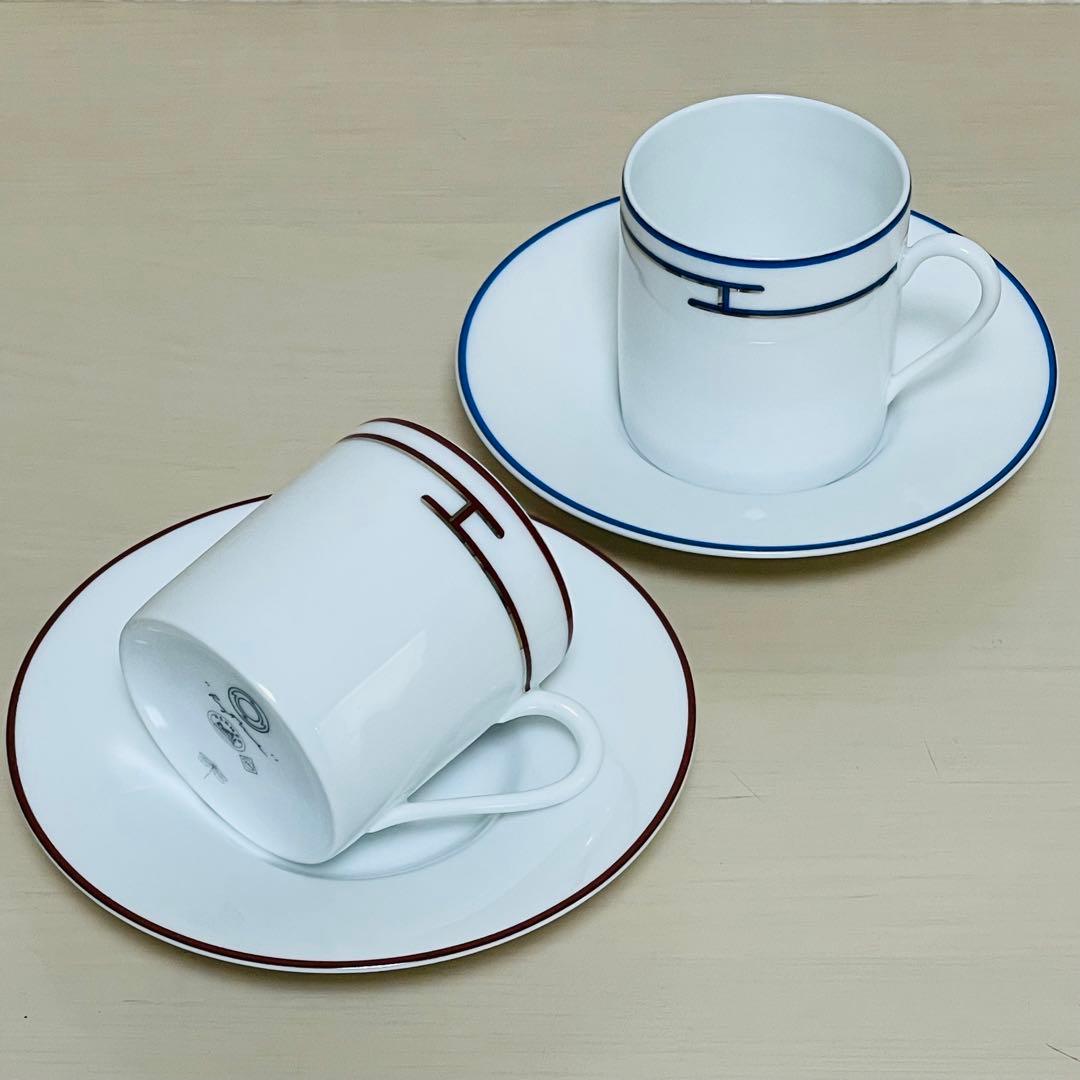 HERMES エルメス リズム デミタスカップ コーヒカップ ソーサー