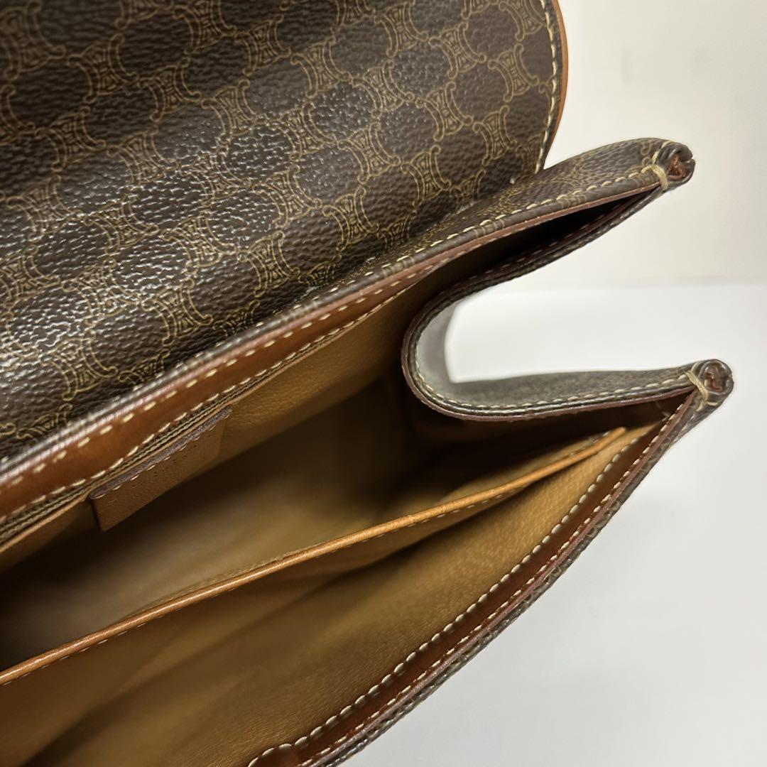 美品‼️CELINE マカダム柄 ハンドバッグ ワンハンドル ゴールド金具