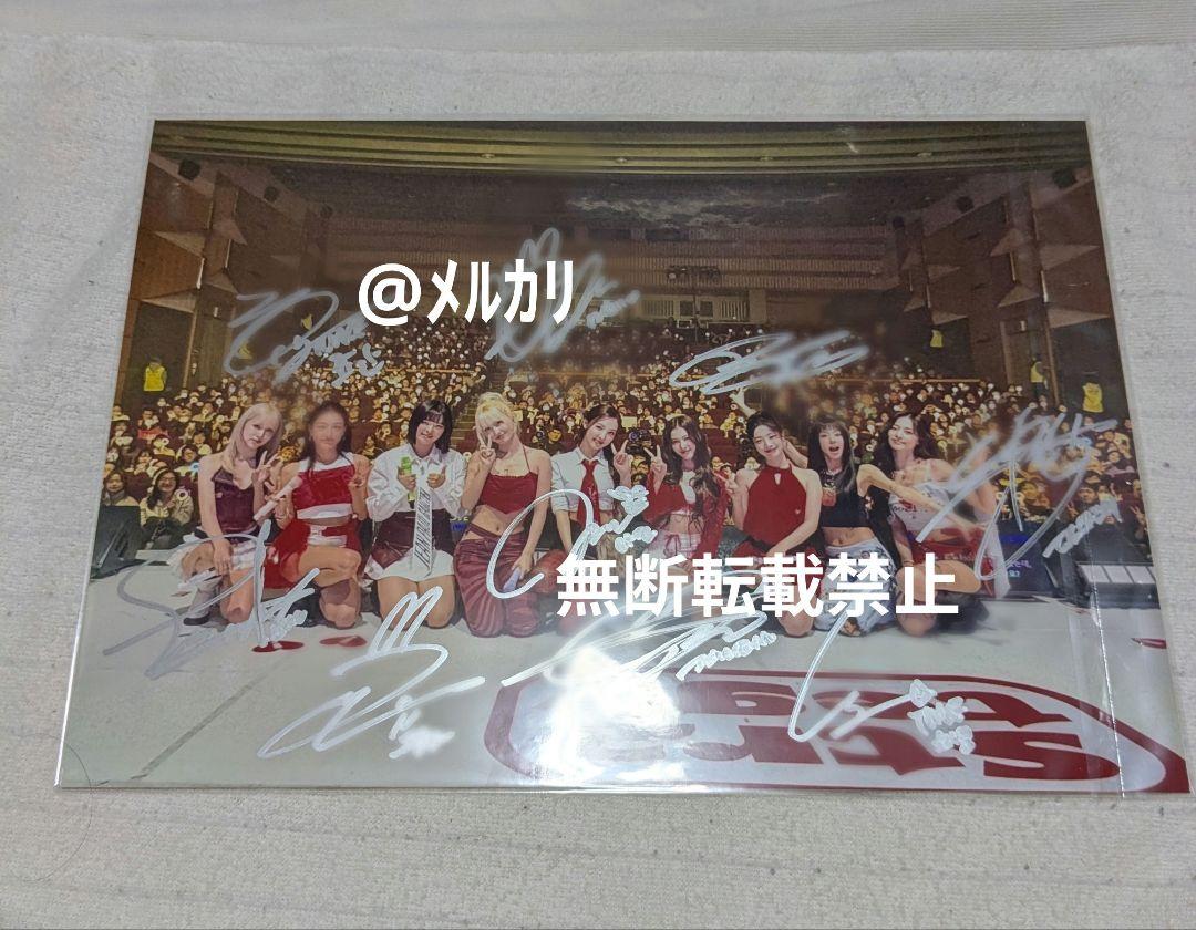 TWICE サイン入り フォト 写真