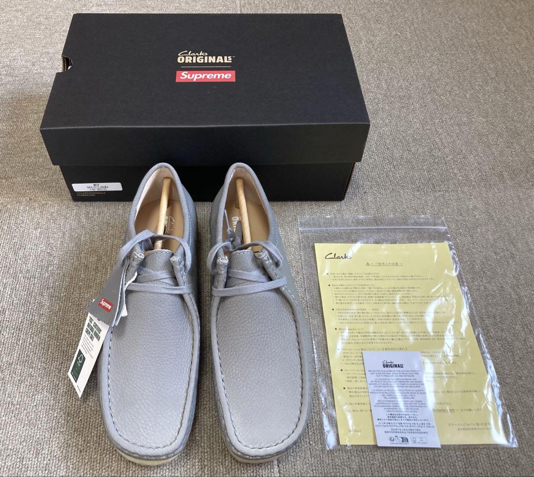 Supreme × クラークス ワラビー US7.5 UK6.5 リフレクター