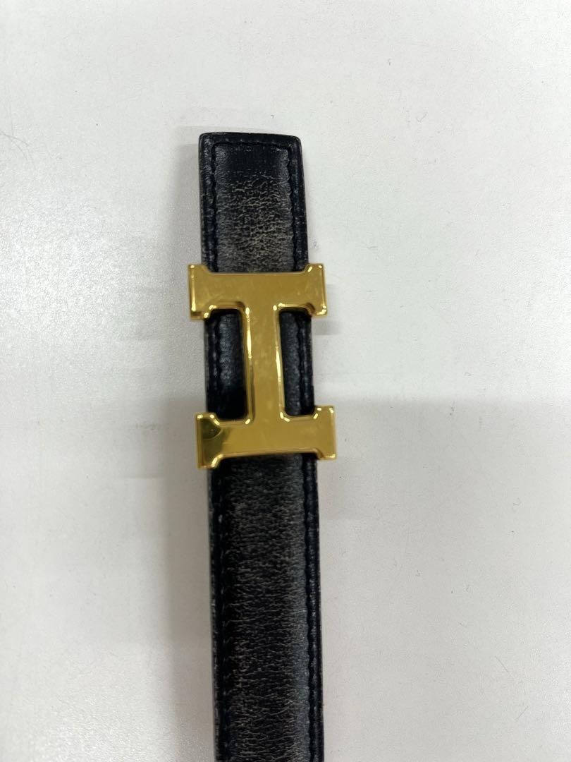 HERMES エルメス　リバーシブルベルト　ゴールドバックル