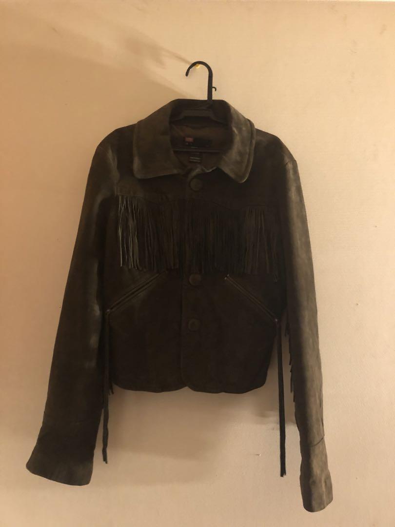 楽天市場】☆DIESEL BLACK GOLD ディーゼル ブラックゴールド レディース☆牛革 本革 フリンジ装飾 スウェードレザージャケット【LAUL】【サイズ36〜40】【キャメルブラウン】die-l-o-c4-351  《メーカー希望小売価格185,900円》 : キイロヤ インポート