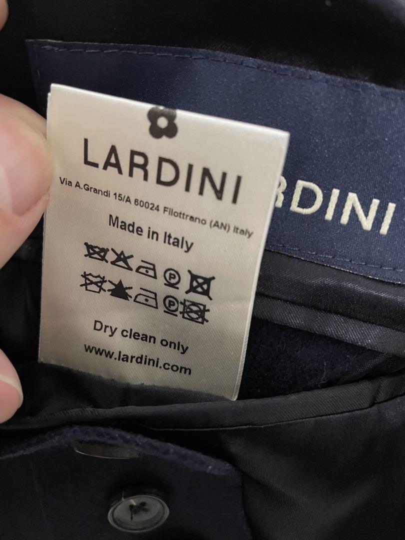 【未使用】 LARDINI/ラルディーニ チェスターコート ネイビー サイズ50