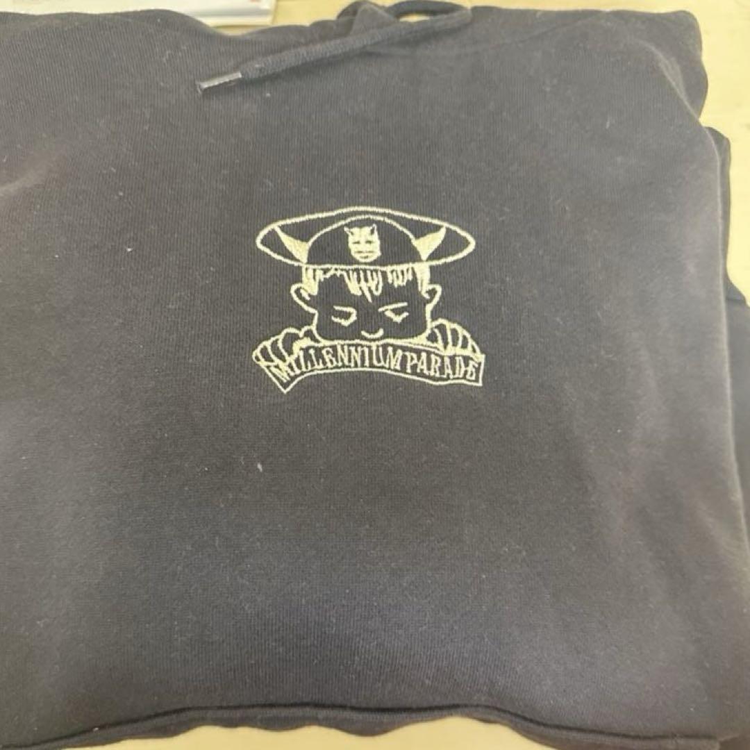 millennium parade BOY STITCH LOGO HOODIE