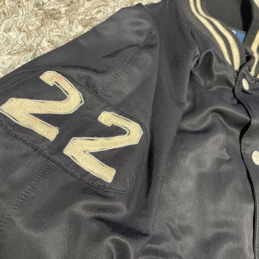 POLO RALPH LAUREN ナイロンスタジャン 黒 USED XL