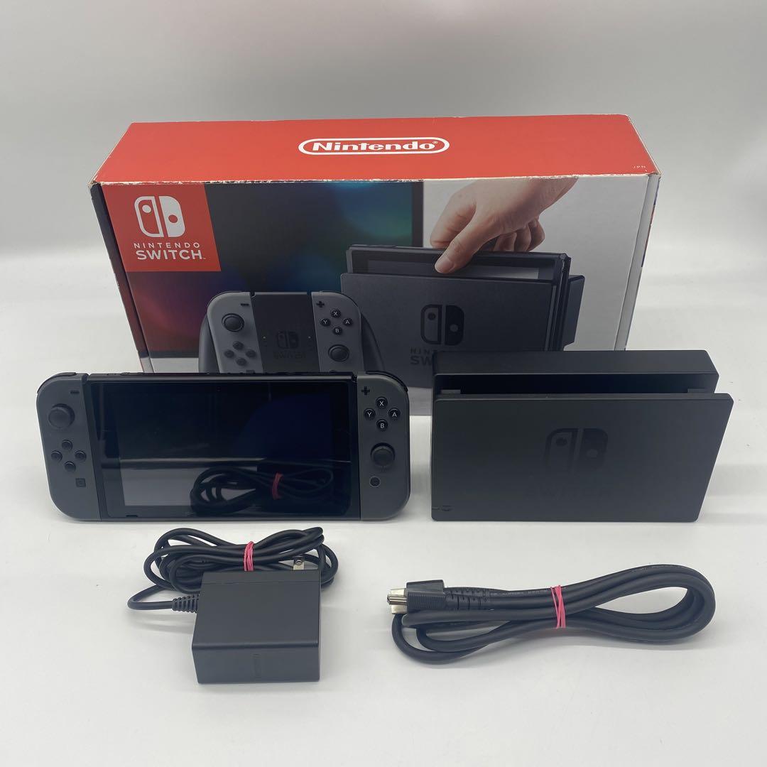 【動作品】ニンテンドースイッチ Nintendo Switch グレー任天堂 