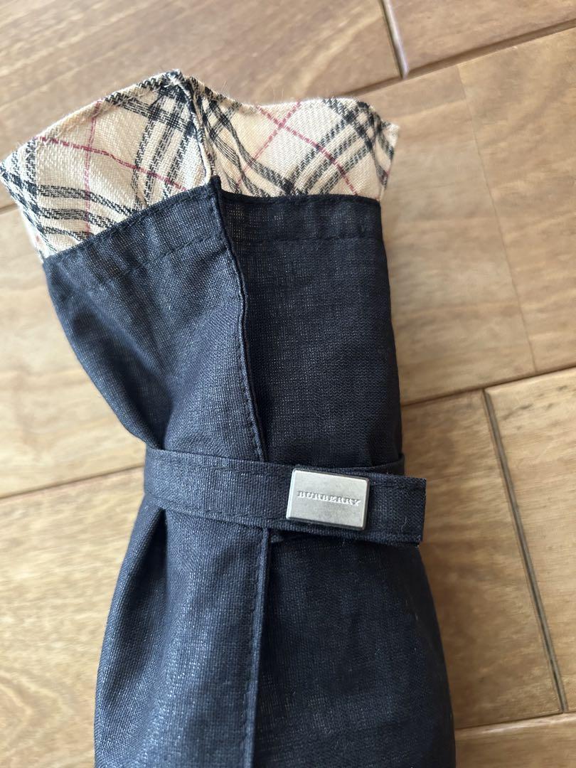 美品 バーバリー BURBERRY フリル 折り畳み傘 日傘 ノバチェック