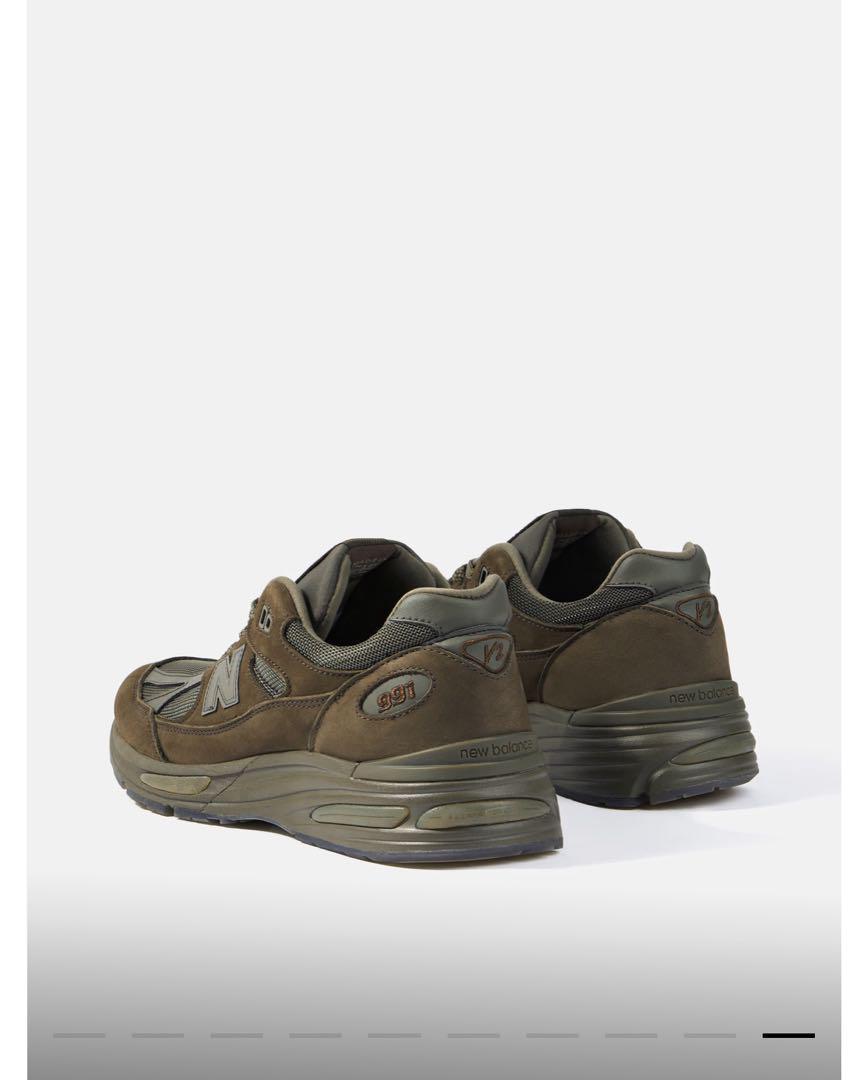 New Balance 991 V2 ストーンアイランド ミリタリーグリーン