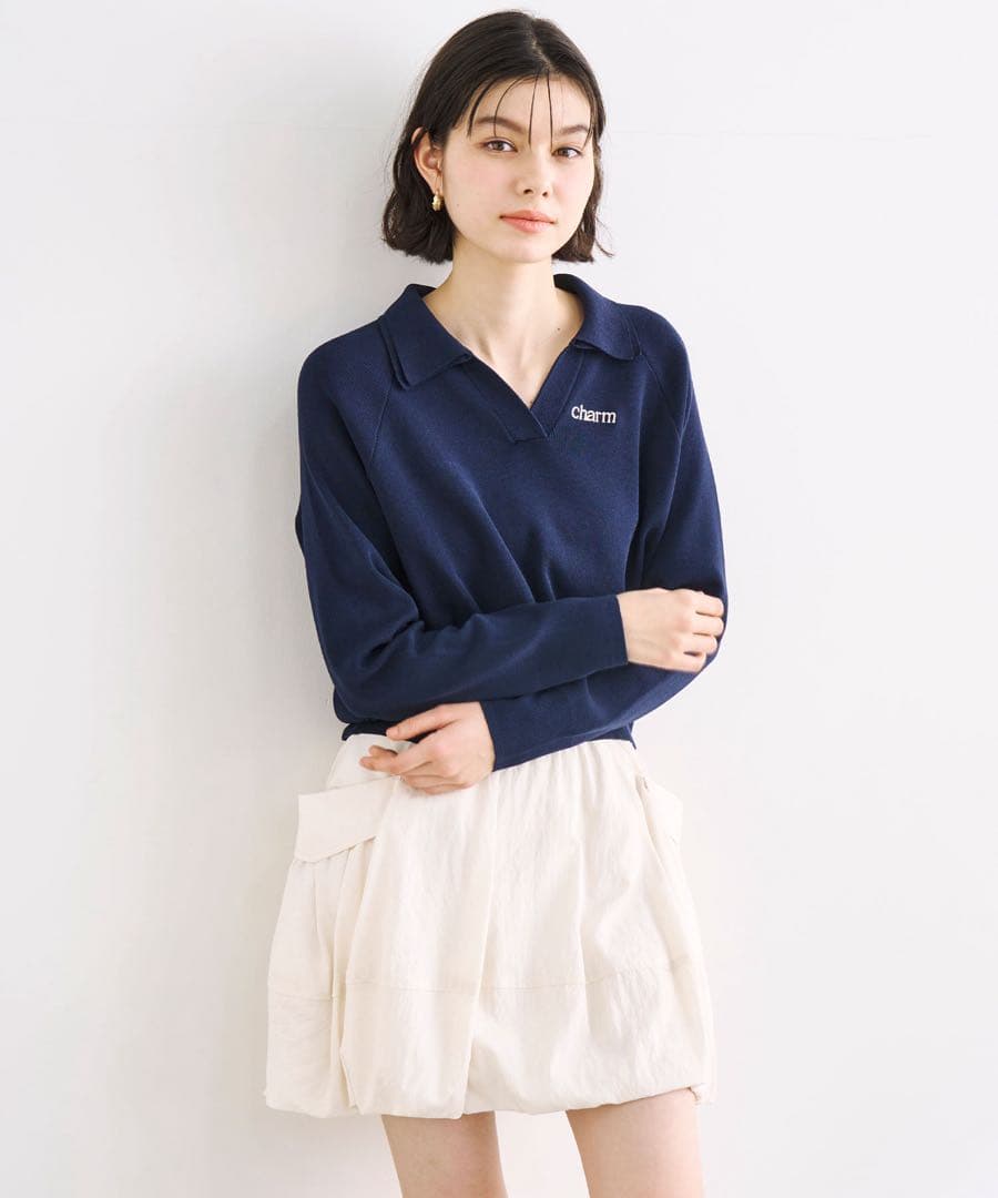 スキッパーニットプルオーバーM COCODEAL