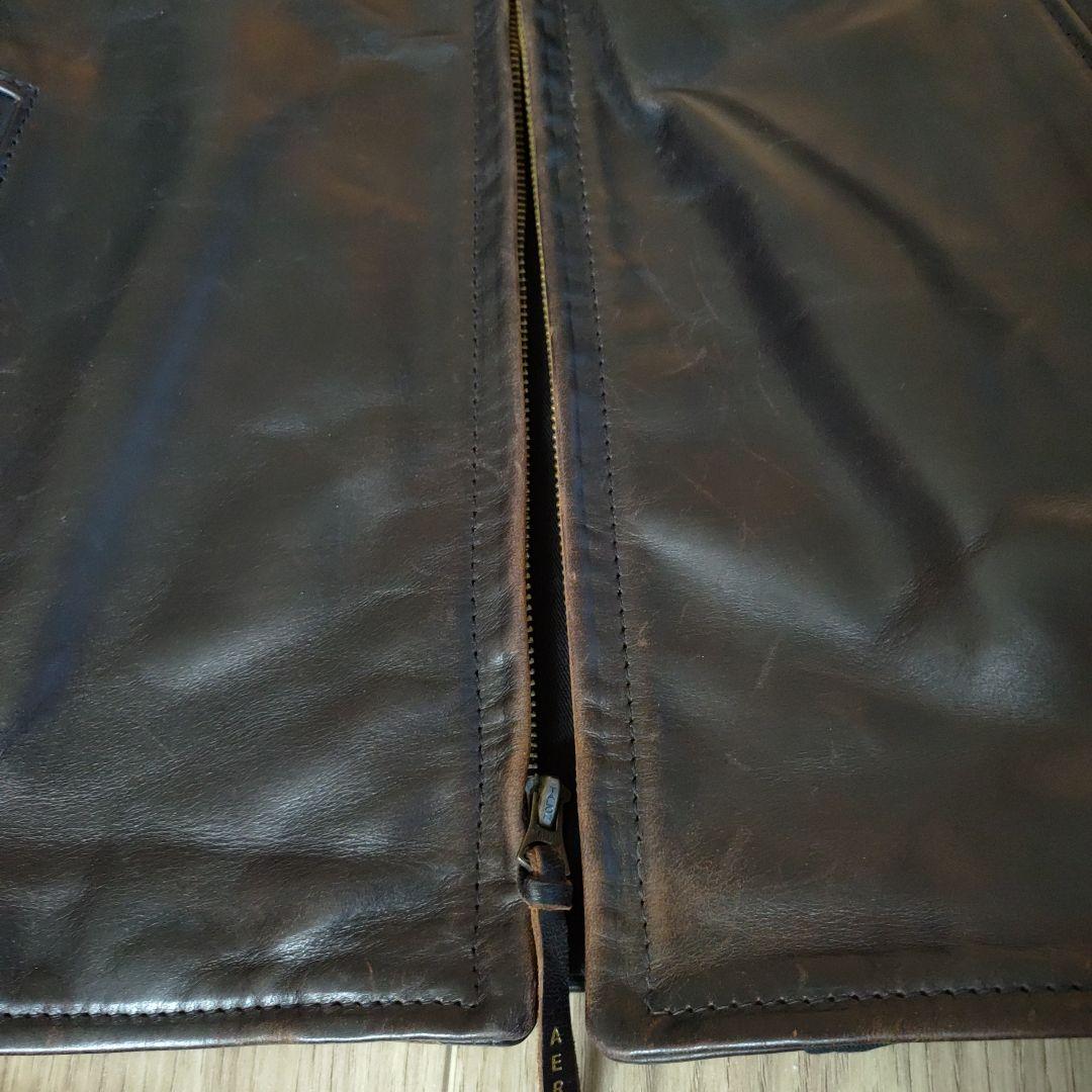 エアロレザー ハーフベルテッド 34