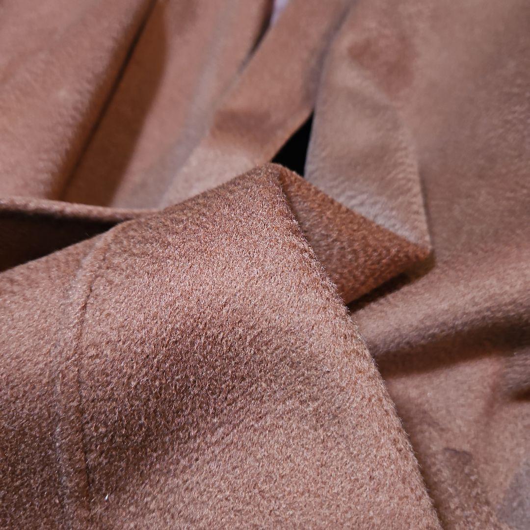 Marina Italy製 高級カシミヤ レッドブラウン ロングコート