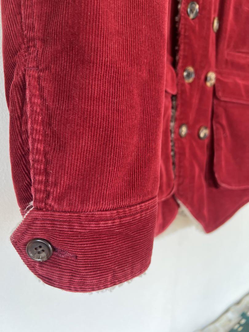 09AW earmuff期　コーデュロイボアランチコート
