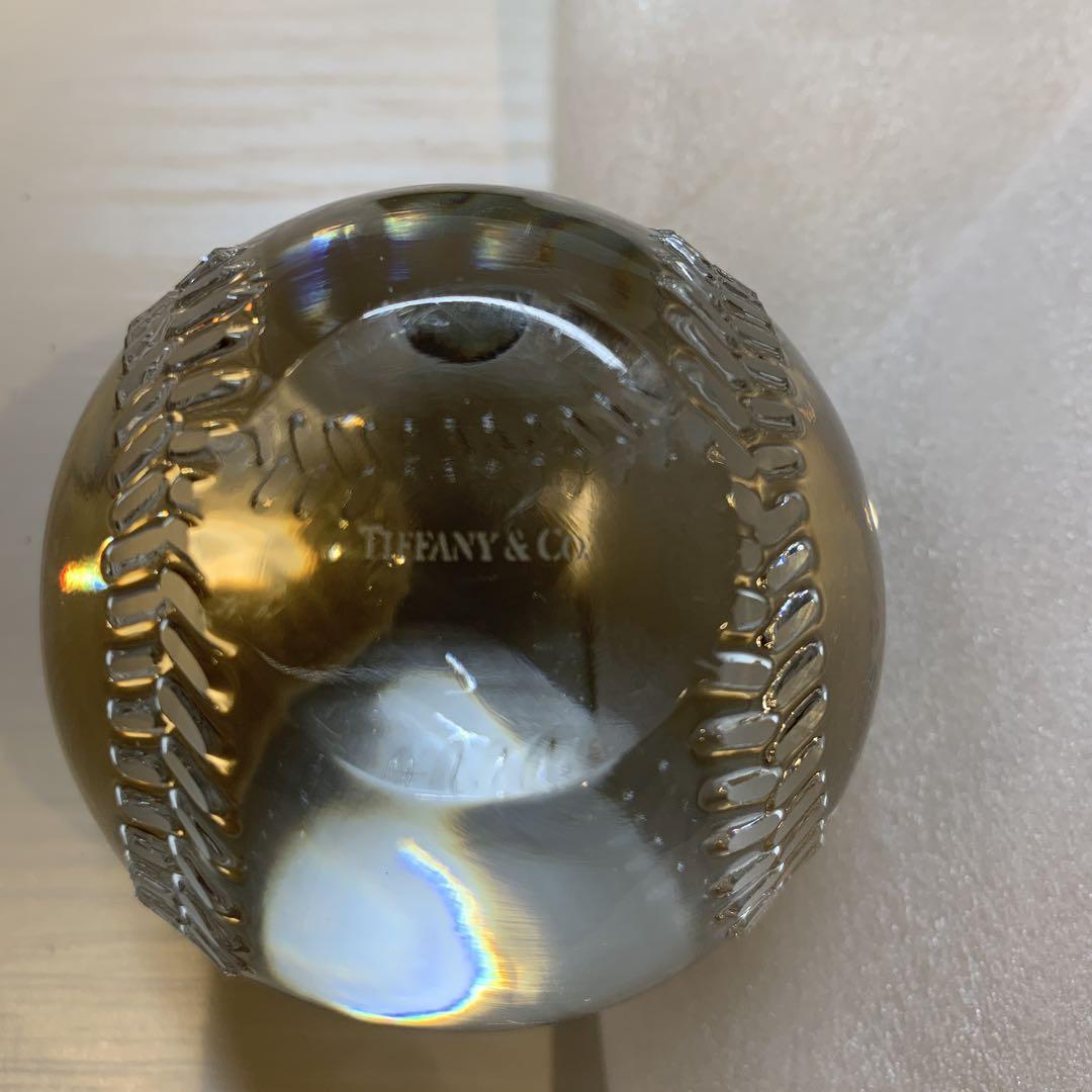 TIFFANY&CO. ティファニー ペーパーウェイト 野球ボール型