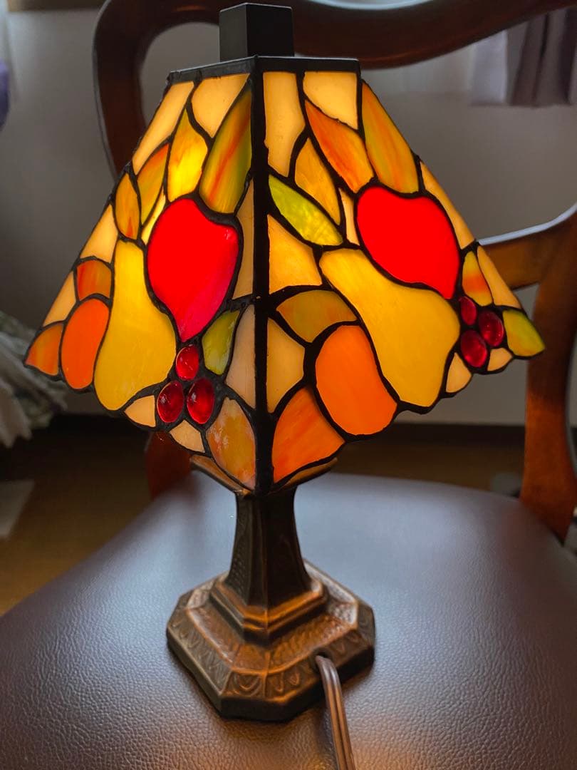 アンティーク フルーツ柄ステンドグラス-