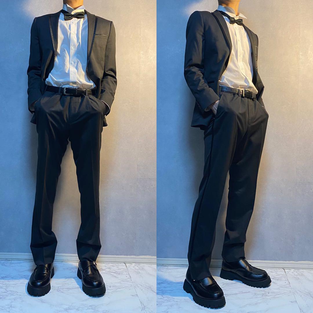 ネクタイシャツセットBurberry タキシードグレー