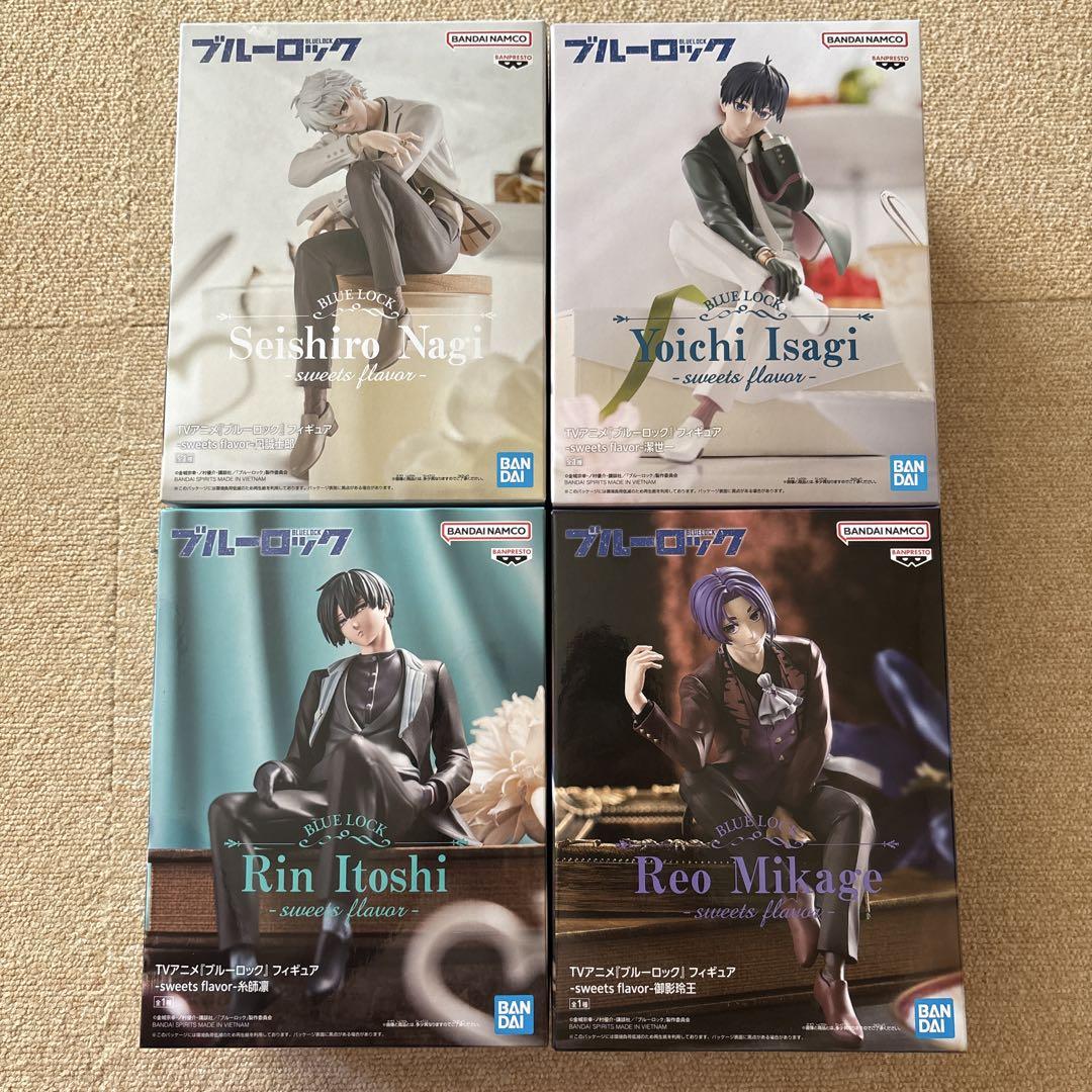 ブルーロック フィギュア4点セット　まとめ売り（おまけ付） 肩ズンFig ブルーロック タカラトミーアーツ 【全4種フルコンプ