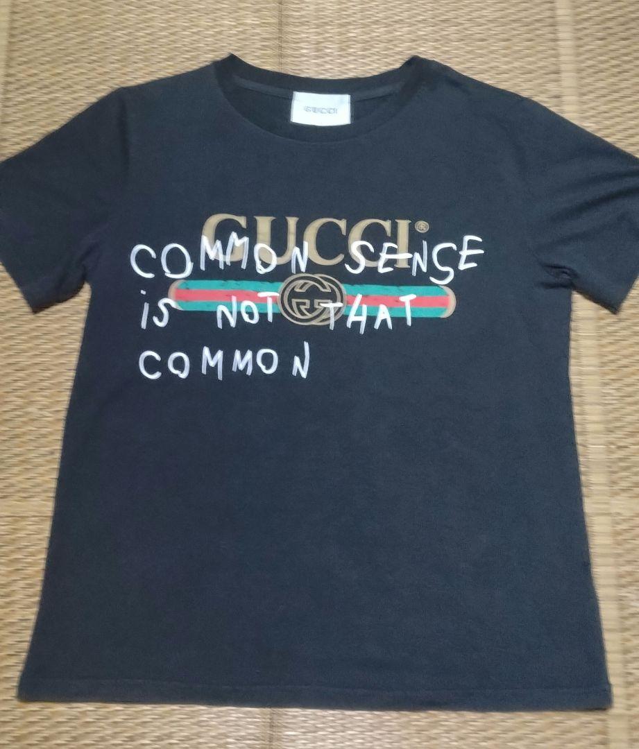 GUCCI ブラック Tシャツ グラフィック