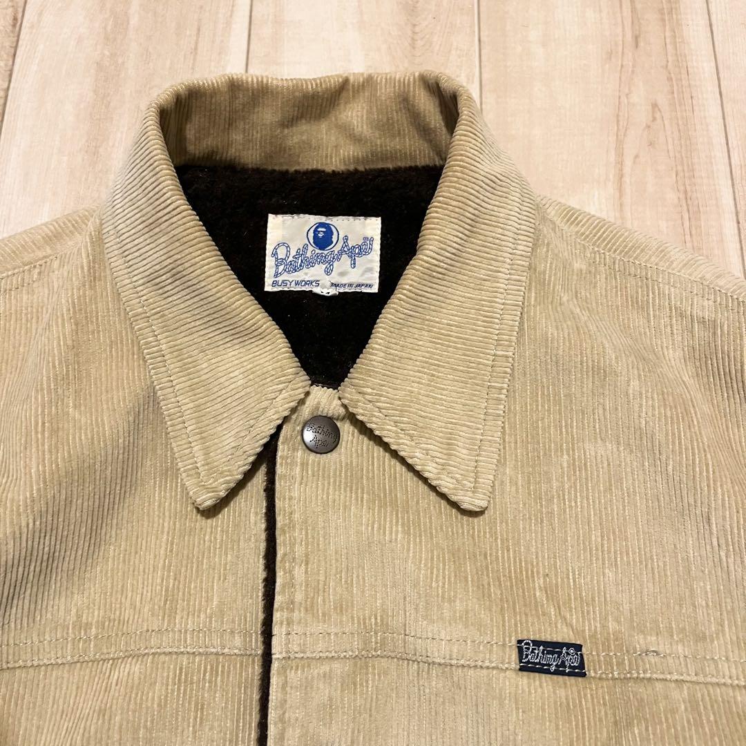 Bathing Ape コーデュロイジャケット 90年代 90s A BATHING APE コーデュロイジャケット ブルゾン 初期 裏原