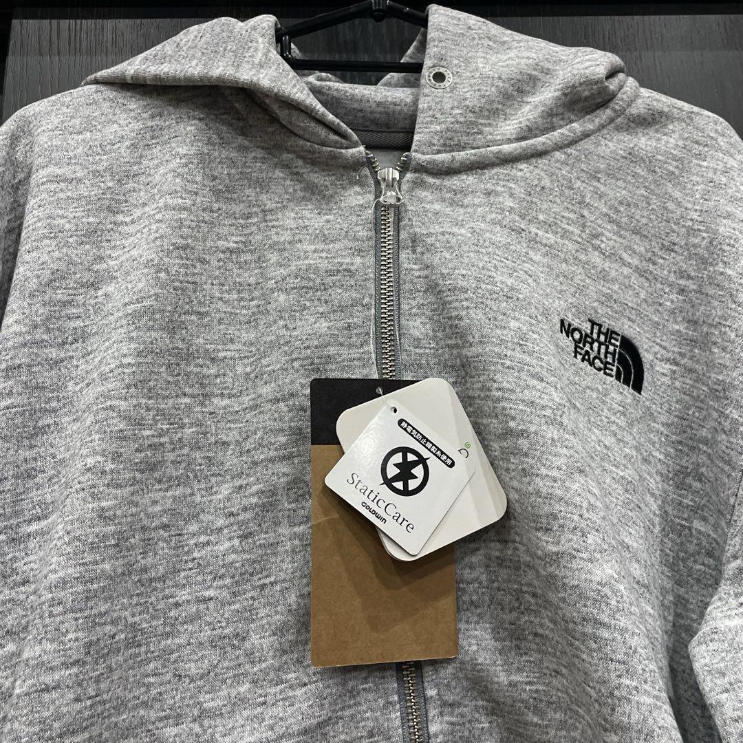 【未使用】NORTH FACE パーカー　スクエア　スウェット　裏起毛 トップス