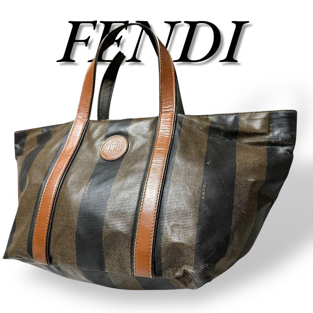 ずっと気になってた 良品 FENDI 169 ハンドバッグ ペカン柄 ヴィンテージ - メルカリ バッグ