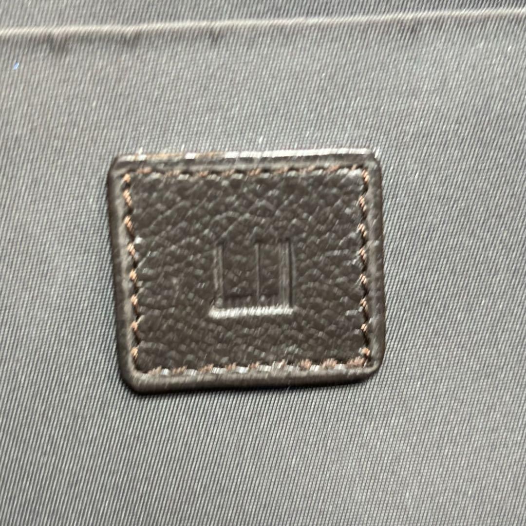 dunhill 大容量　A4収容可　PVC加工　ショルダーバック　茶