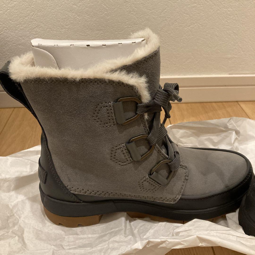 SOREL 超美品　防水 グレー ムートンブーツ
