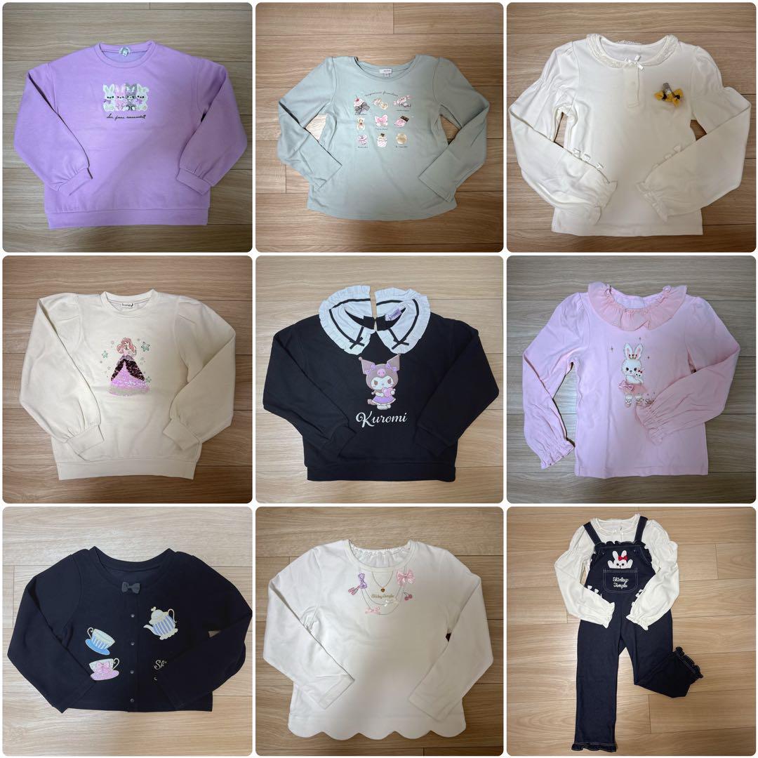 【70点】女の子　可愛い　まとめ売り　120　130 スカート　ワンピース　美品