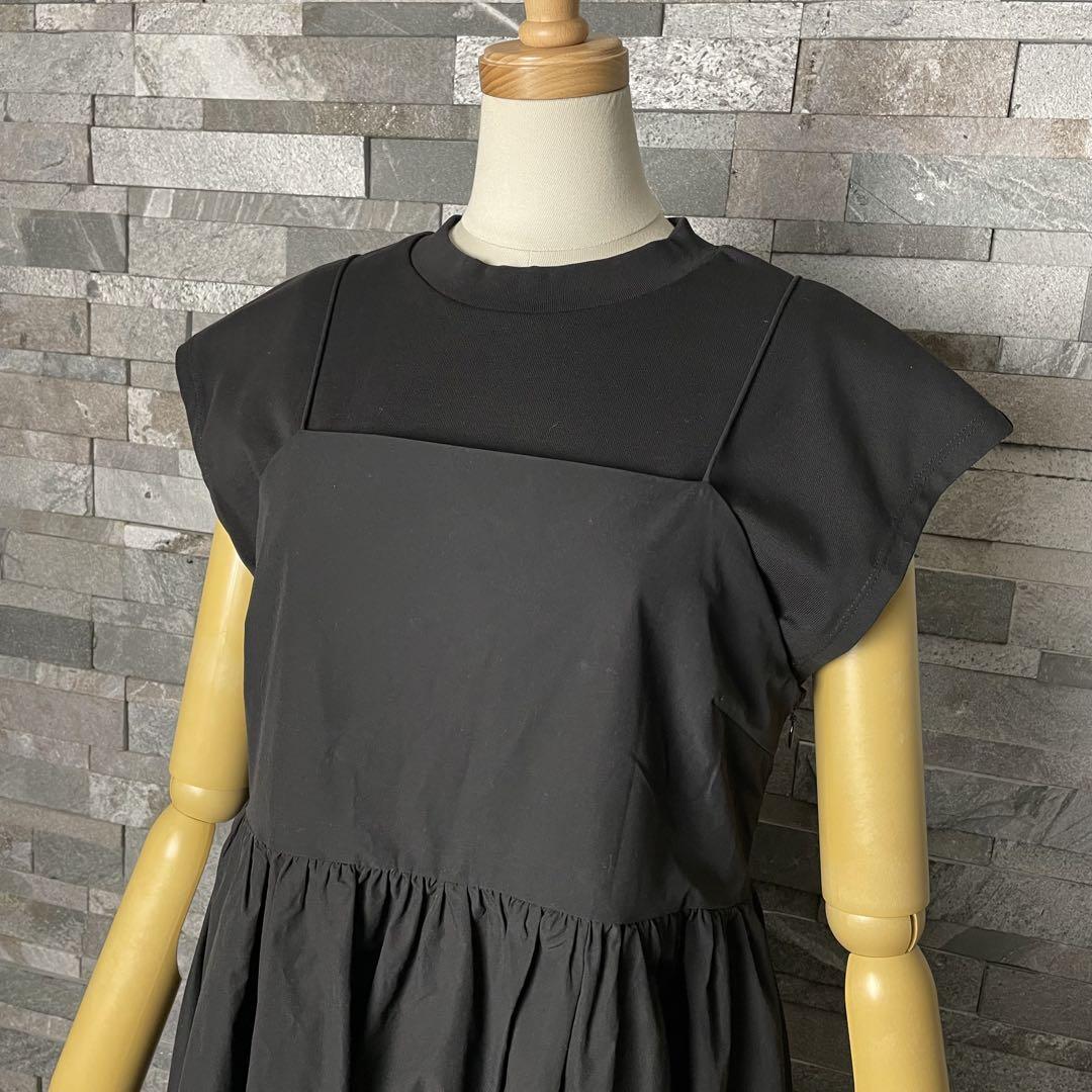 【美品】emmi カットセットキャミソールワンピース マキシ丈　ロング