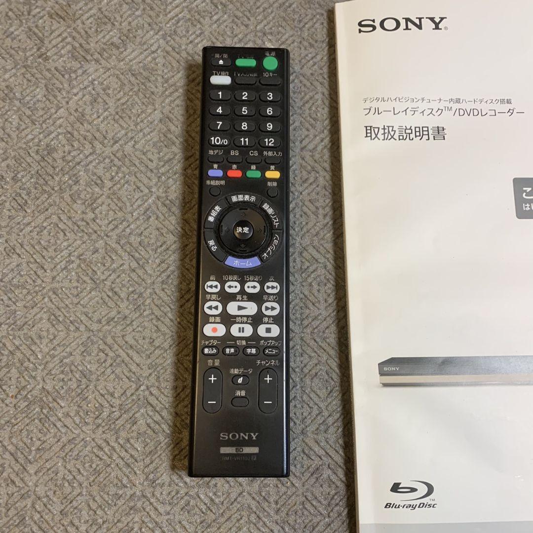 G881 初期化済 Sony ソニー 4K BDZ-ZW1500 BDレコーダー